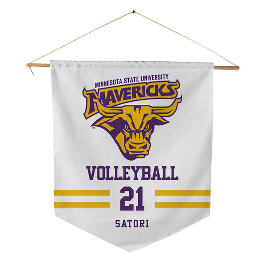 Minn. St. - NCAA Women's Volleyball : Mary Satori - Pennant - 18" x 21"-0