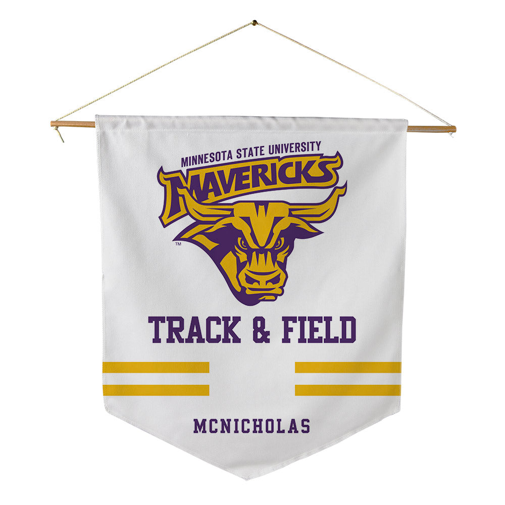Minn. St. - NCAA Men's Track & Field : Sheldon Mcnicholas - Pennant - 18" x 21"-0