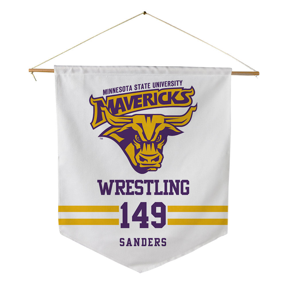 Minn. St. - NCAA Wrestling : Kain Sanders - Pennant - 18" x 21"-0