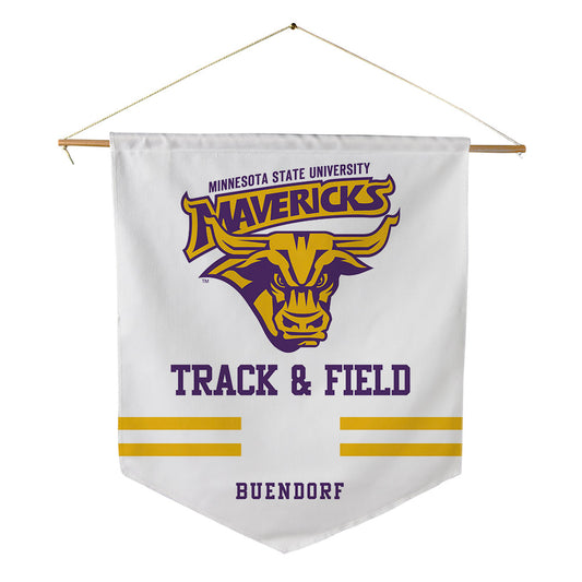 Minn. St. - NCAA Men's Track & Field : Aiden Buendorf - Pennant - 18" x 21"-0
