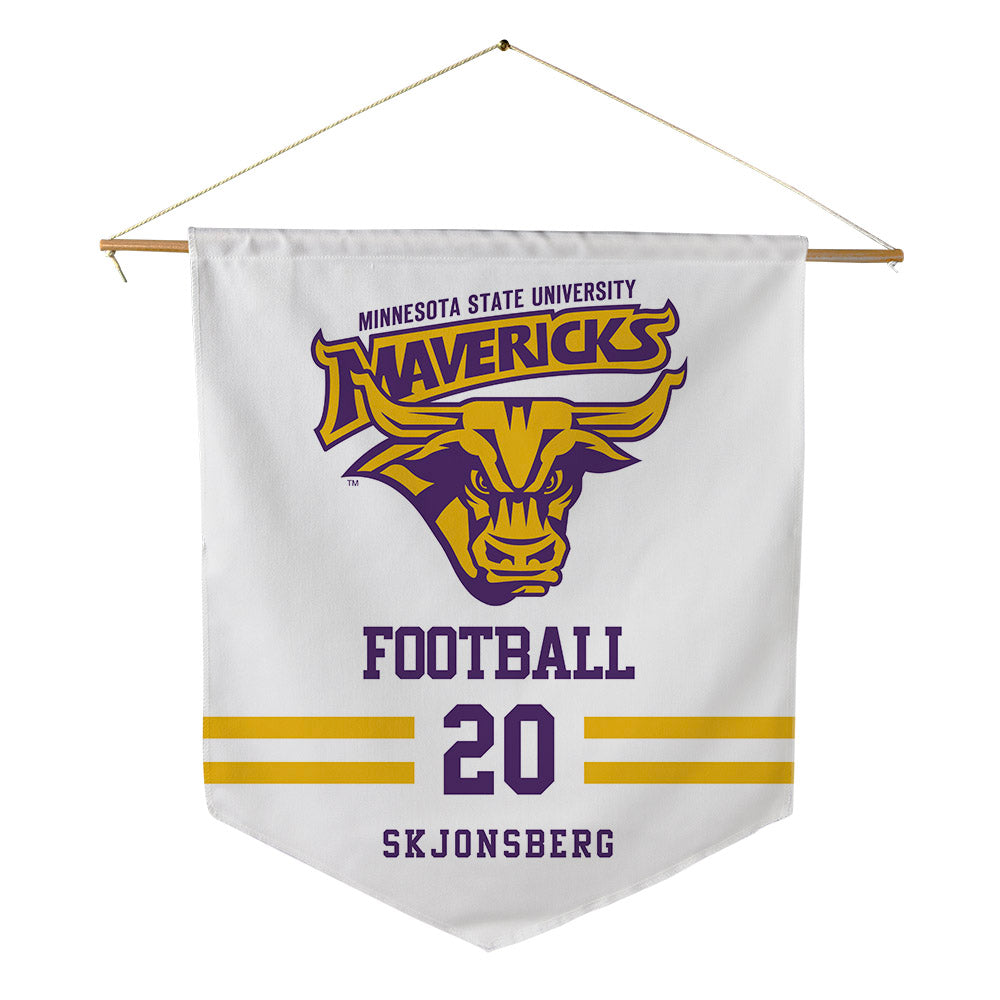 Minn. St. - NCAA Football : Spencer Skjonsberg - Pennant - 18" x 21"-0