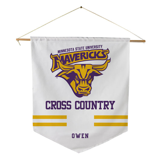 Minn. St. - NCAA Men's Cross Country : Jon Owen - Pennant - 18" x 21"-0