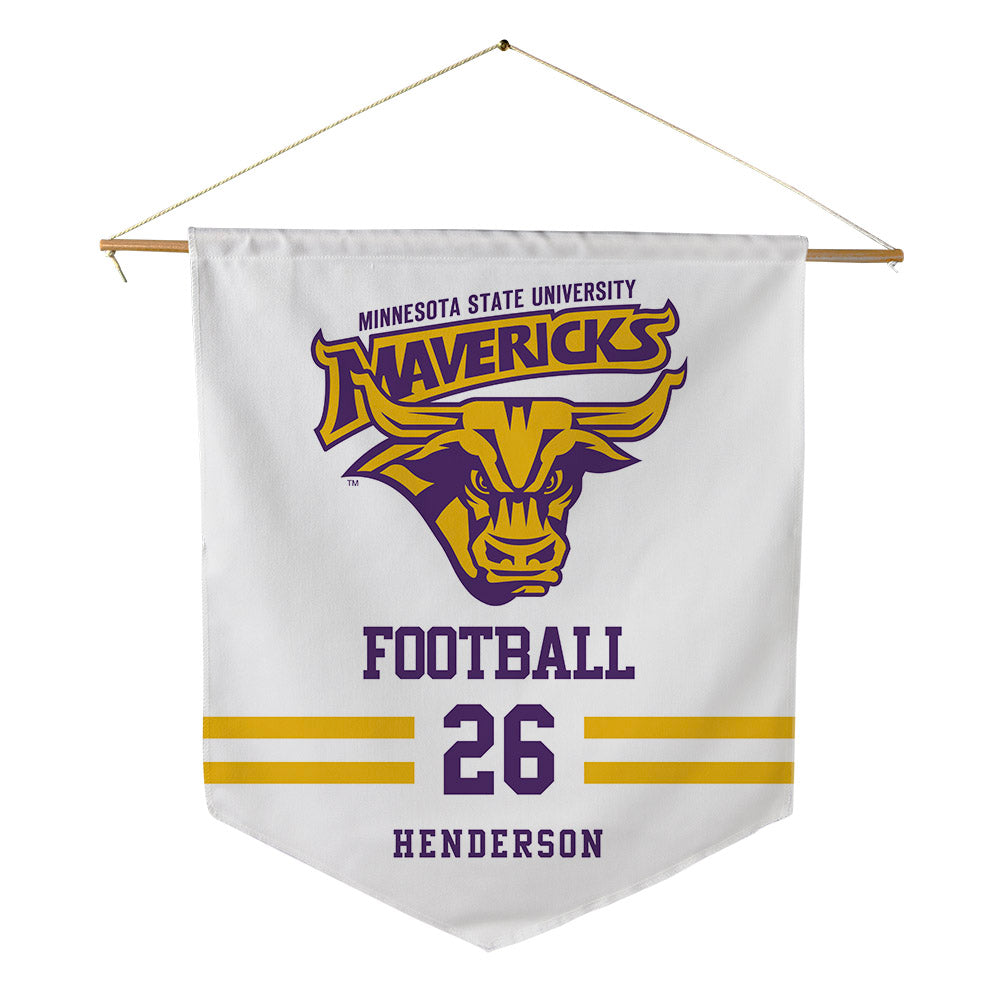 Minn. St. - NCAA Football : Carter Henderson - Pennant - 18" x 21"-0