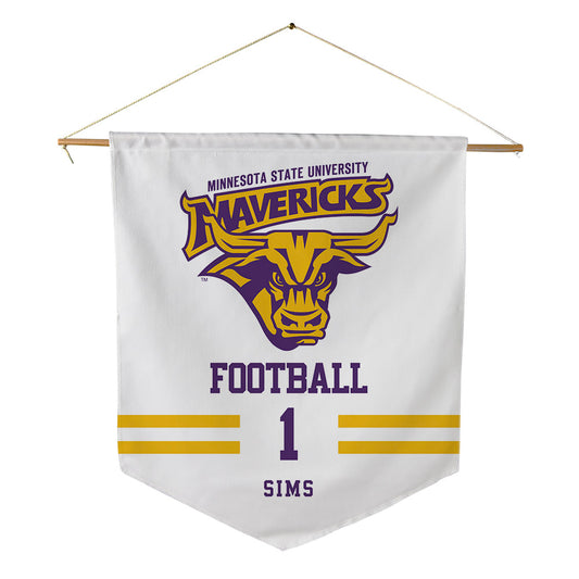 Minn. St. - NCAA Football : Maximus Sims - Pennant - 18" x 21"-0