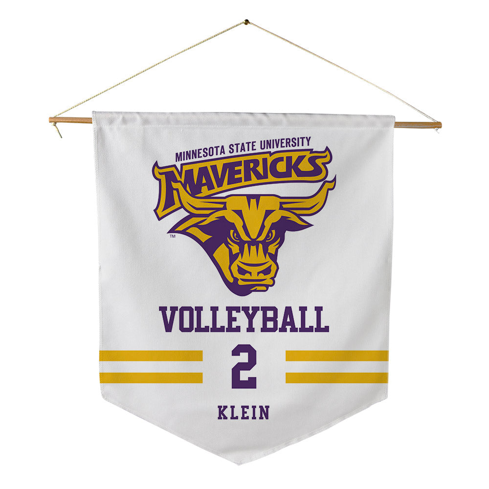 Minn. St. - NCAA Women's Volleyball : Avery Klein - Pennant - 18" x 21"-0