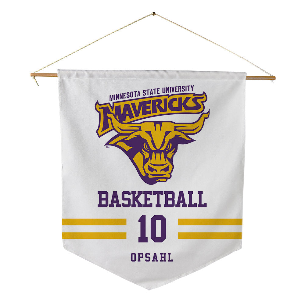 Minn. St. - NCAA Men's Basketball : Will Opsahl - Pennant - 18" x 21"-0