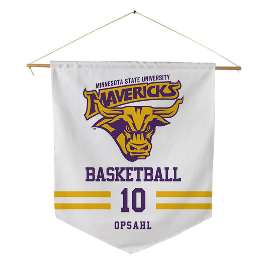 Minn. St. - NCAA Men's Basketball : Will Opsahl - Pennant - 18" x 21"-0