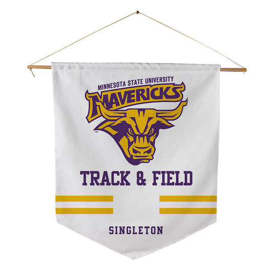 Minn. St. - NCAA Men's Track & Field : Jayden Singleton - Pennant - 18" x 21"-0