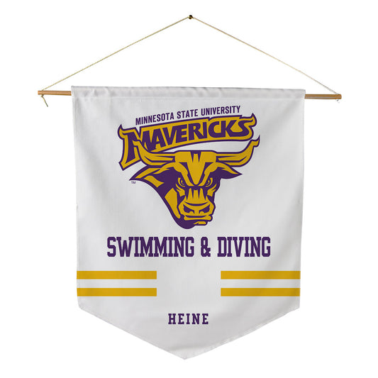 Minn. St. - NCAA Women's Swimming & Diving : Lilly Heine - Pennant - 18" x 21"-0