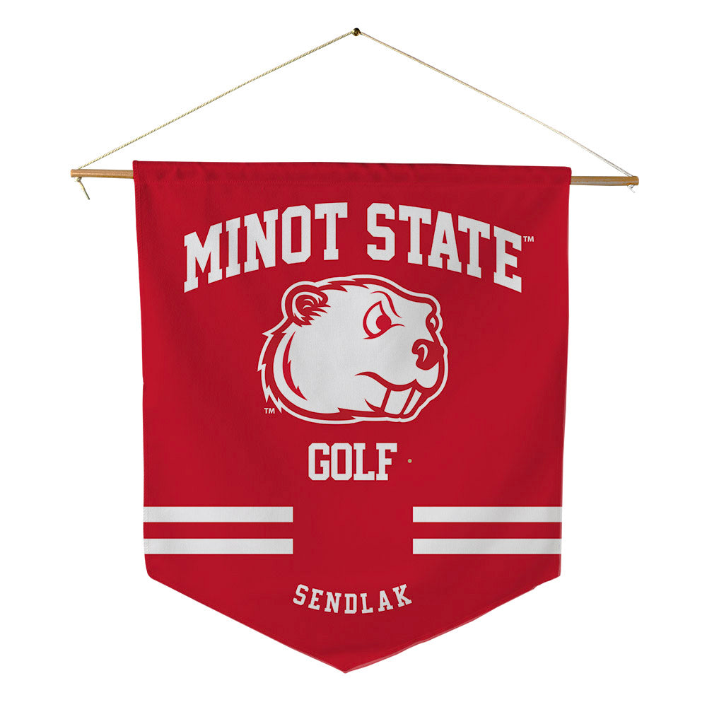 Minot State - NCAA Men's Golf : Gabriel Sendlak - Pennant - 18" x 21"-0