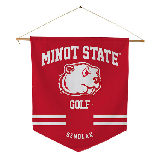 Minot State - NCAA Men's Golf : Gabriel Sendlak - Pennant - 18" x 21"-0
