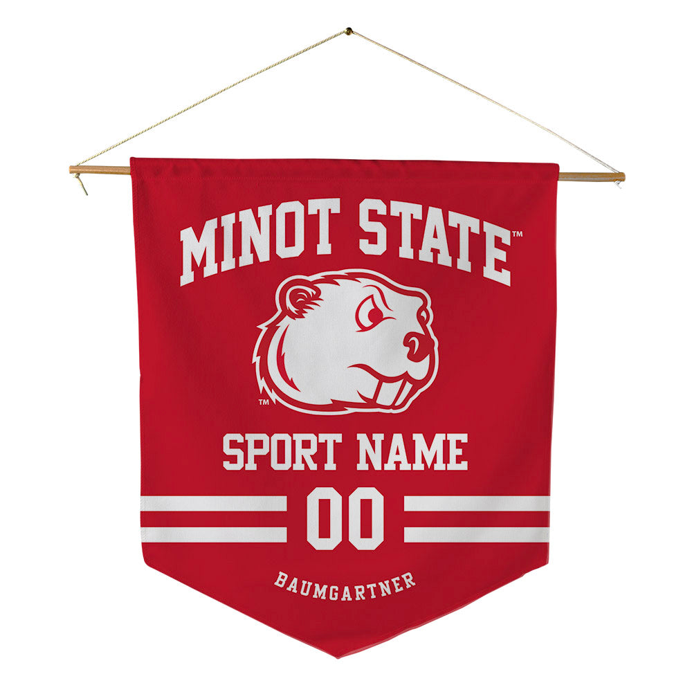 Minot State - NCAA Football : Landon Baumgartner - Pennant - 18" x 21"-0