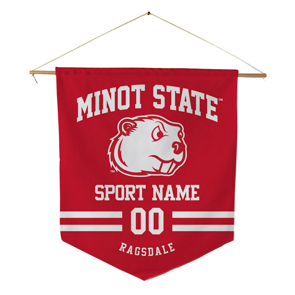 Minot State - NCAA Baseball : Austin Ragsdale - Pennant - 18" x 21"-0