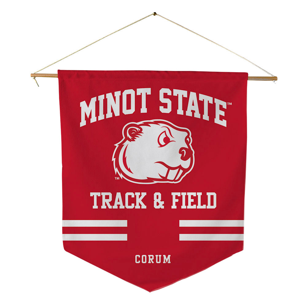 Minot State - NCAA Men's Track & Field : Jayden Corum - Pennant - 18" x 21"-0