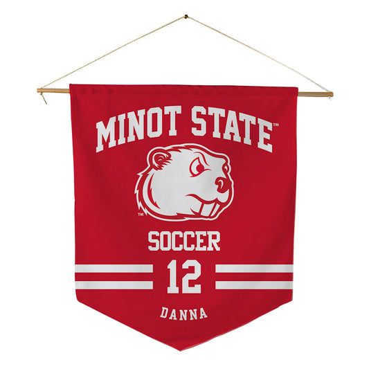 Minot State - NCAA Women's Soccer : Marianna Danna - Pennant - 18" x 21"-0
