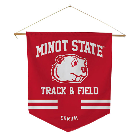 Minot State - NCAA Men's Track & Field : Jayden Corum - Pennant - 18" x 21"-0