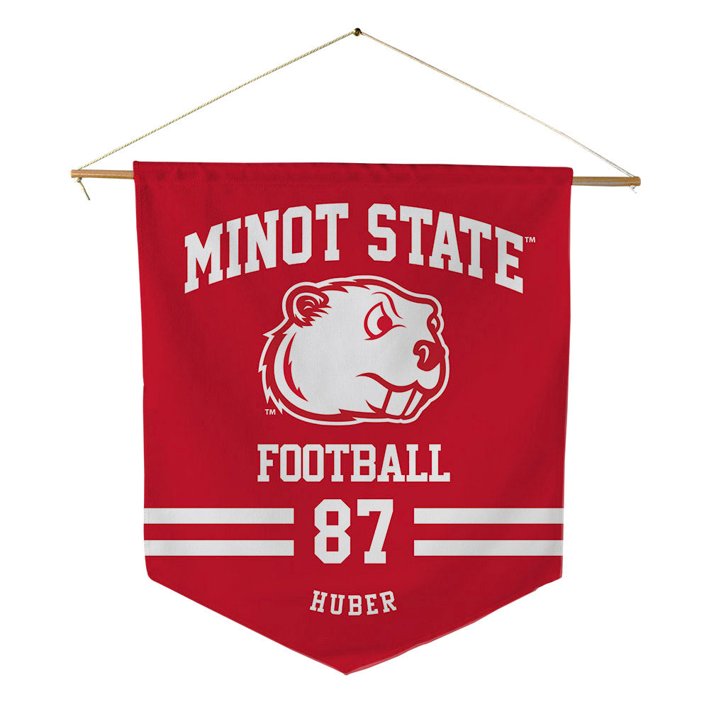 Minot State - NCAA Football : Dylan Huber - Pennant - 18" x 21"-0