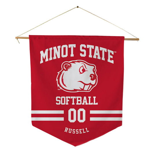 Minot State - NCAA Softball : Hannah Russell - Pennant - 18" x 21"-0
