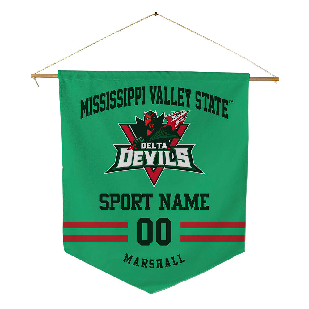 MVSU - NCAA Women's Basketball : Sydnei Marshall - Pennant - 18" x 21"-0