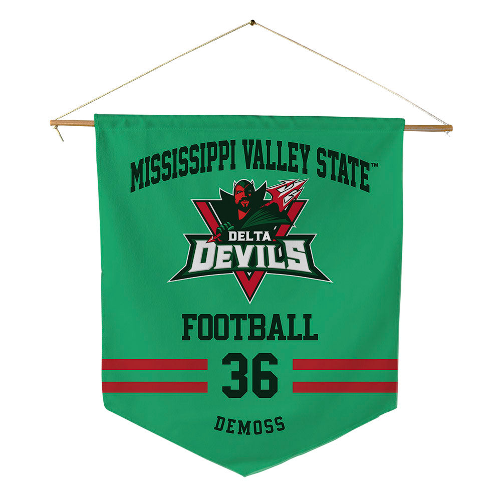 MVSU - NCAA Football : Dcameron DeMoss - Pennant - 18" x 21"-0