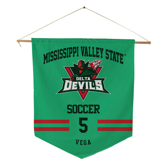 MVSU - NCAA Women's Soccer : Julieta Vega - Pennant - 18" x 21"-0