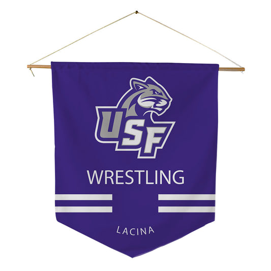 Sioux Falls - NCAA Wrestling : Timothy Lacina - Pennant - 18" x 21"-0