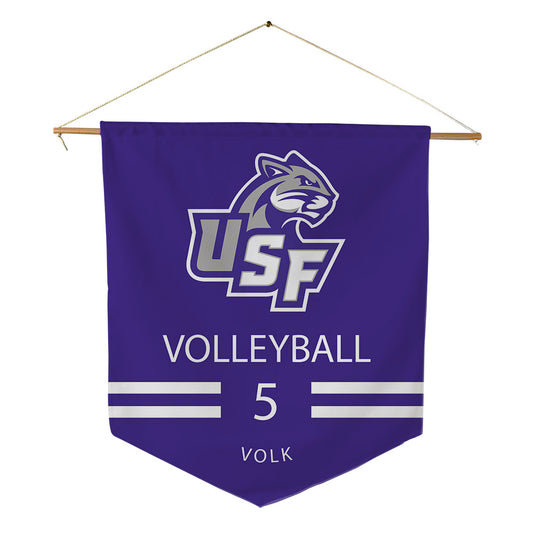 Sioux Falls - NCAA Women's Volleyball : Gretchen Volk - Pennant - 18" x 21"-0