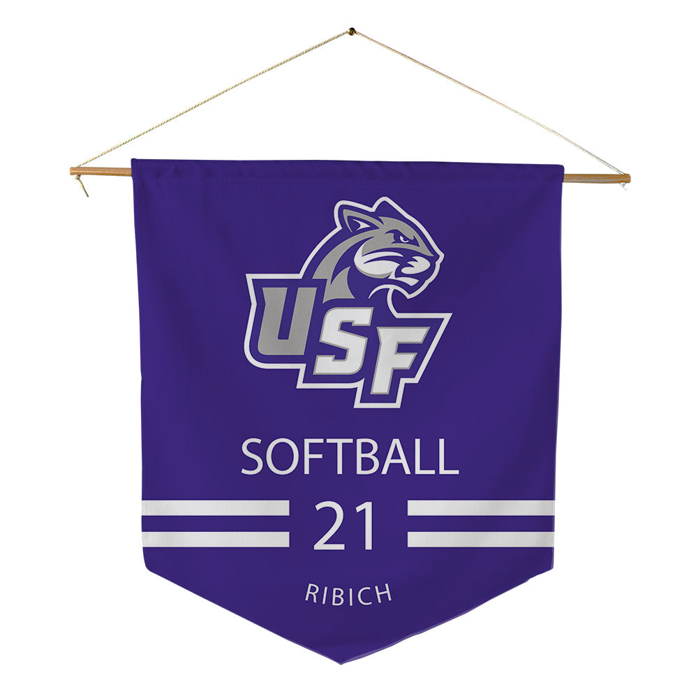 Sioux Falls - NCAA Softball : Sandra Ribich - Pennant - 18" x 21"-0