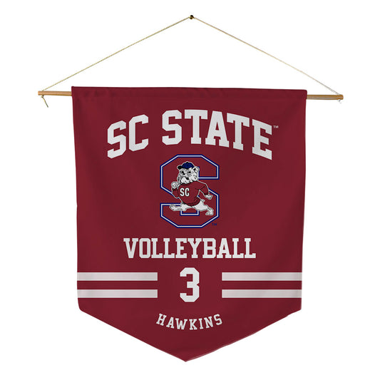 SCSU - NCAA Women's Volleyball : Amani Hawkins - Pennant - 18" x 21"-0