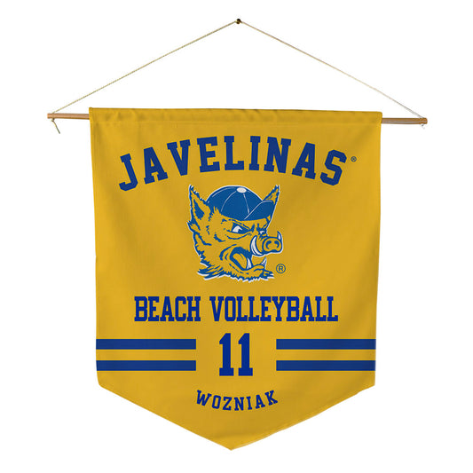 TAMUK - NCAA Beach Volleyball : Kate Wozniak - Pennant - 18" x 21"-0