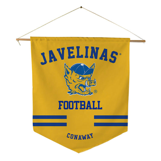 TAMUK - NCAA Football : Raishaun Conaway - Pennant - 18" x 21"-0