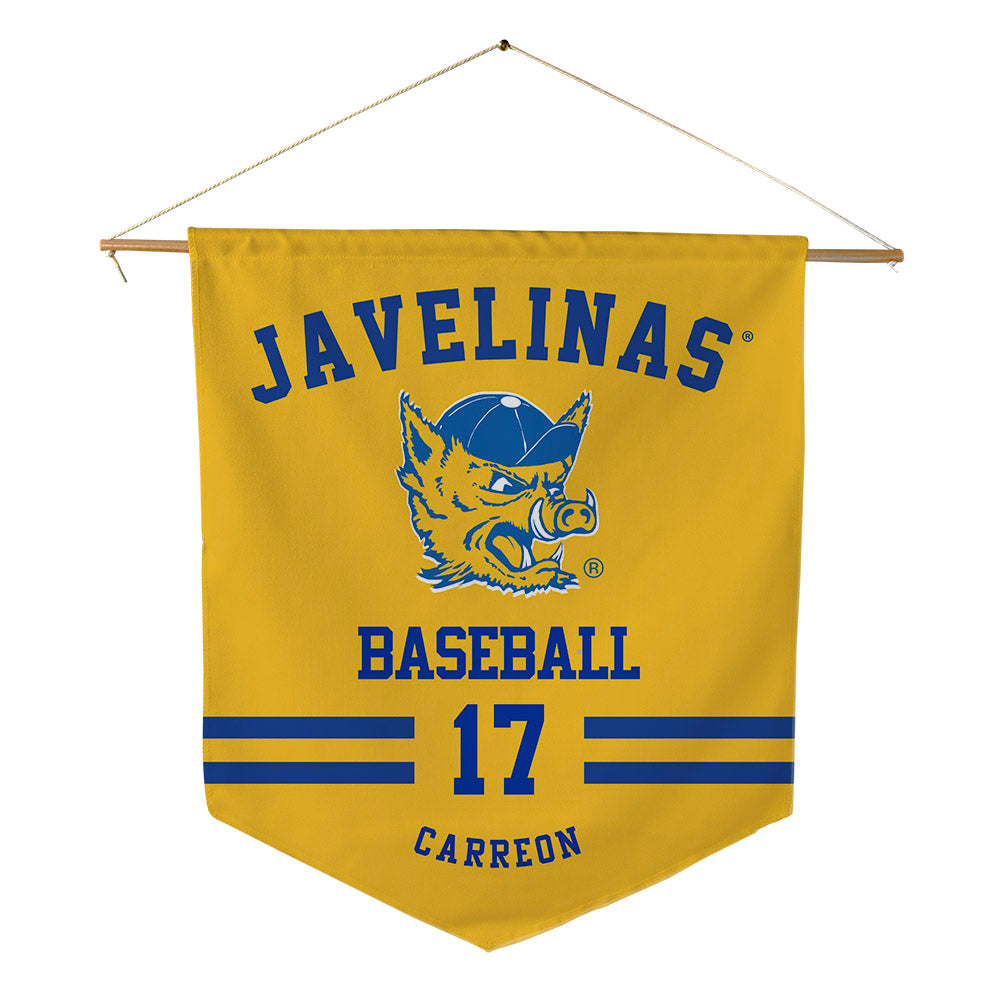 TAMUK - NCAA Baseball : Damian Carreon - Pennant - 18" x 21"-0