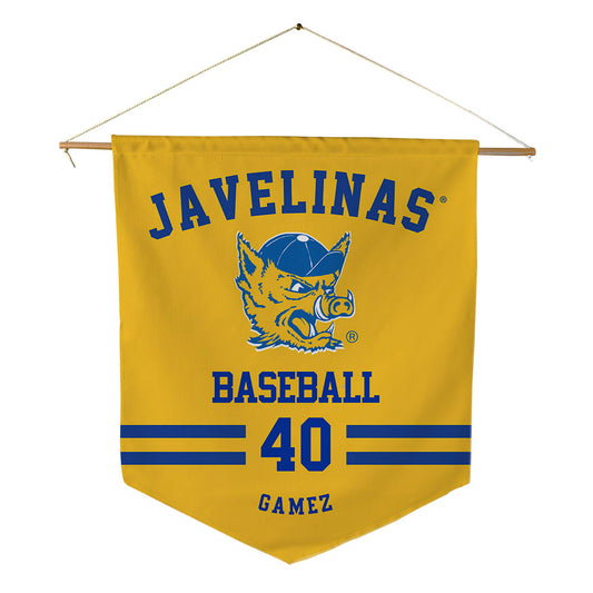 TAMUK - NCAA Baseball : Nathan Gamez - Pennant - 18" x 21"-0