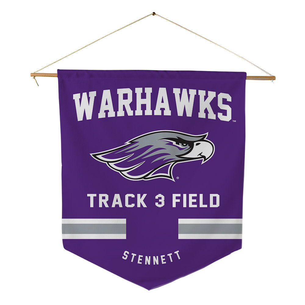 UW-Whitewater - NCAA Women's Track & Field : Sierra Stennett - Pennant - 18" x 21"-0