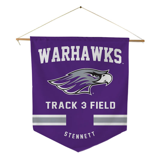 UW-Whitewater - NCAA Women's Track & Field : Sierra Stennett - Pennant - 18" x 21"-0