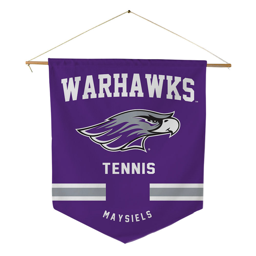 UW-Whitewater - NCAA Women's Tennis : Khaielin Maysiels - Pennant - 18" x 21"-0
