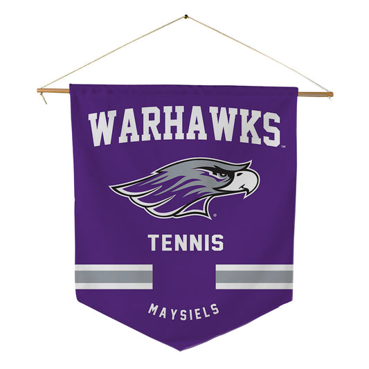 UW-Whitewater - NCAA Women's Tennis : Khaielin Maysiels - Pennant - 18" x 21"-0