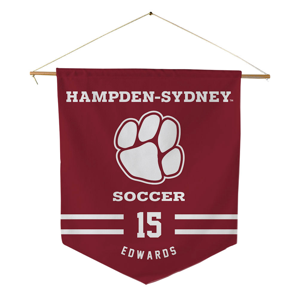 HSC - NCAA Men's Soccer : Owen Edwards - Pennant - 18" x 21"-0