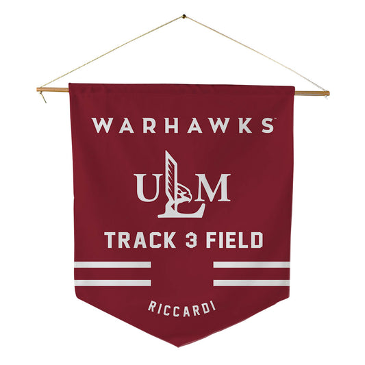 ULM - NCAA Men's Track & Field : Bradley Riccardi - Pennant - 18" x 21"-0