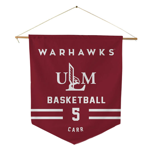 ULM - NCAA Men's Basketball : Lance Carr - Pennant - 18" x 21"-0