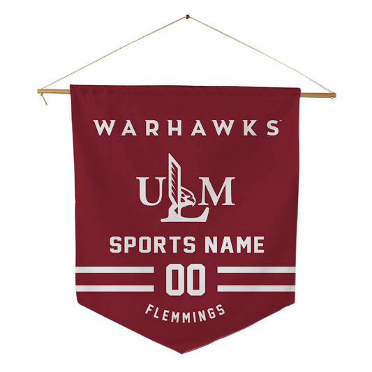 ULM - NCAA Football : Noah Flemmings - Pennant - 18" x 21"-0