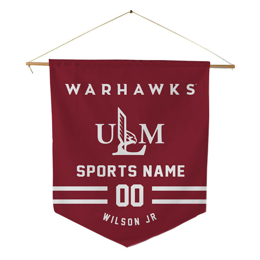 ULM - NCAA Football : CJ Wilson Jr - Pennant - 18" x 21"-0