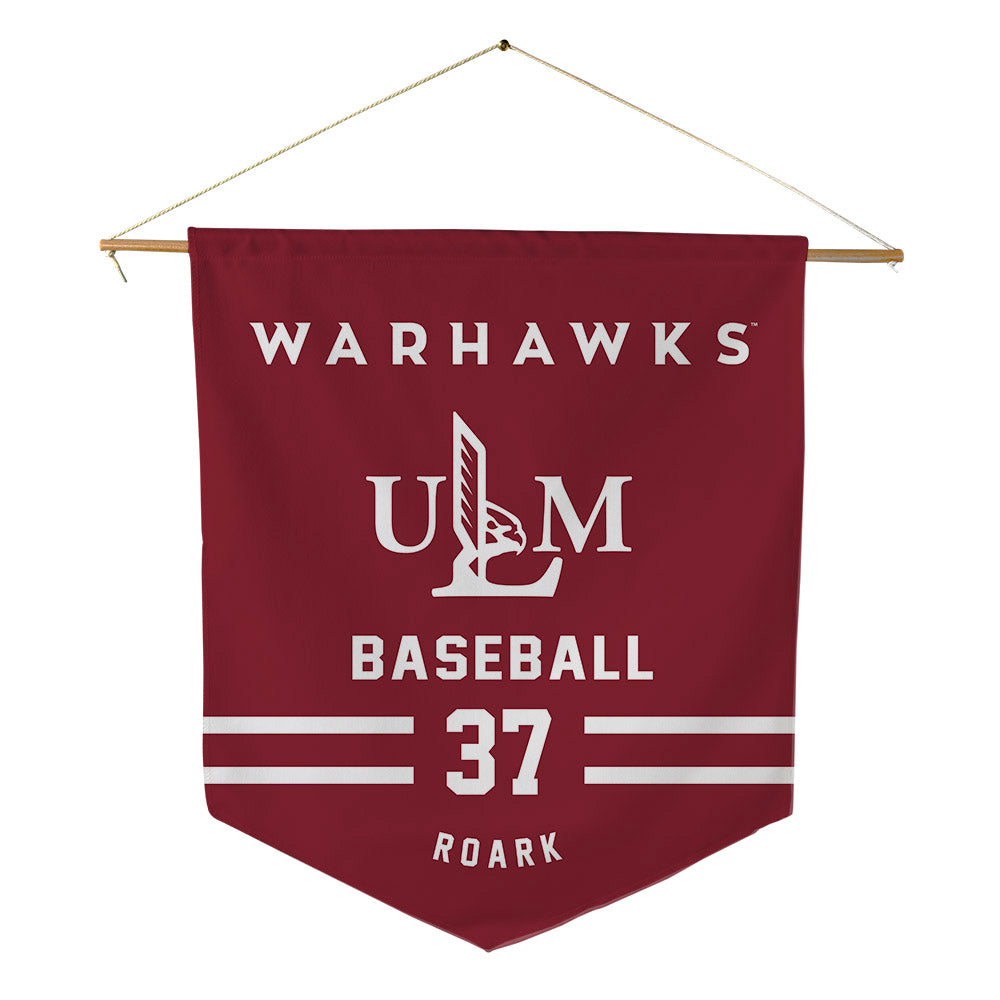 ULM - NCAA Baseball : Tyler Roark - Pennant - 18" x 21"-0
