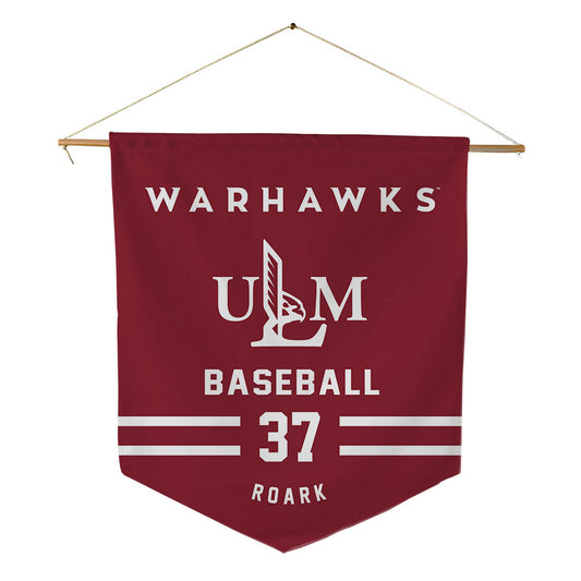 ULM - NCAA Baseball : Tyler Roark - Pennant - 18" x 21"-0