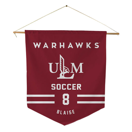 ULM - NCAA Women's Soccer : Skylar Blaise - Pennant - 18" x 21"-0
