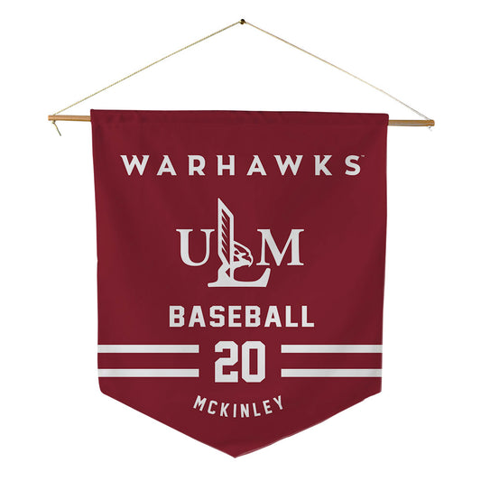 ULM - NCAA Baseball : Brendan Mckinley - Pennant - 18" x 21"-0