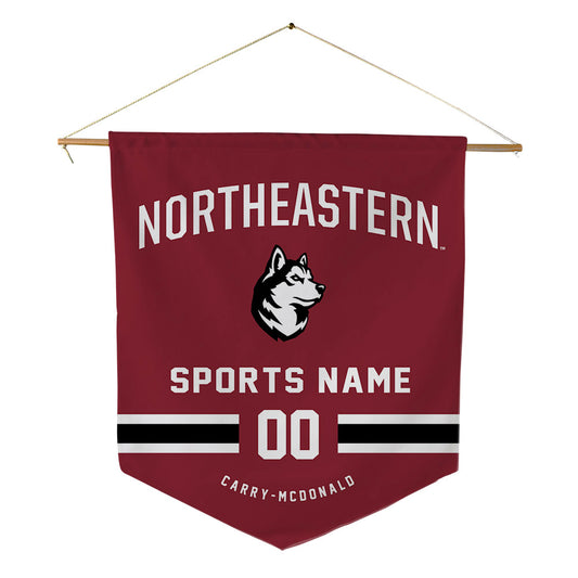 Northeastern - NCAA Women's Track & Field : Ava Carry-McDonald - Pennant - 18" x 21"-0