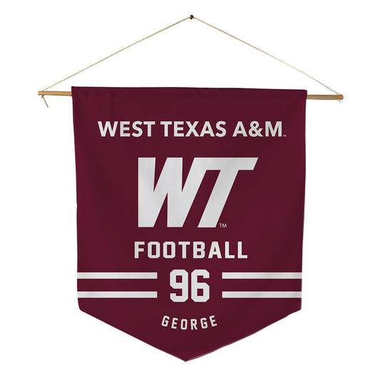WTAMU - NCAA Football : Trevante George - Pennant - 18" x 21"-0