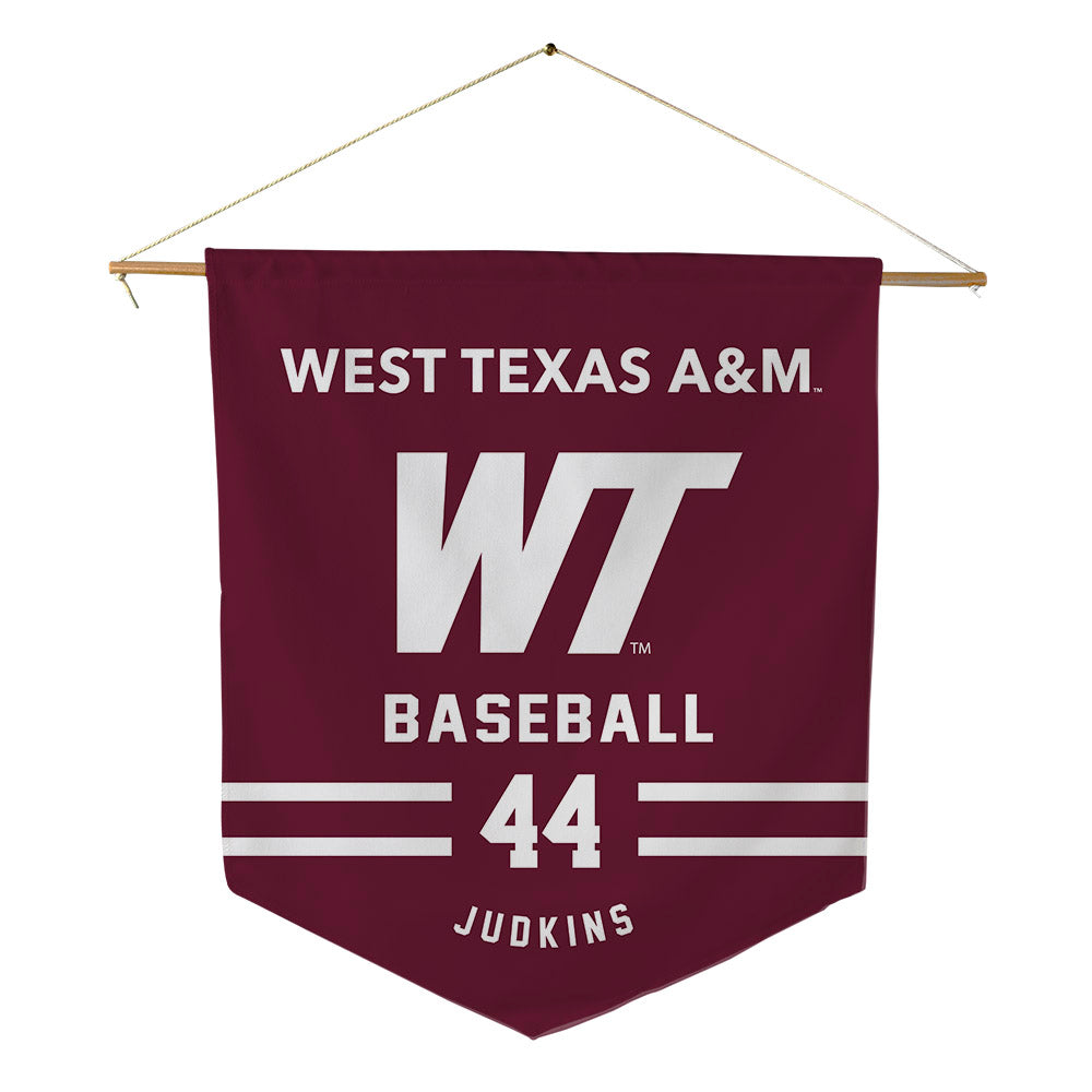 WTAMU - NCAA Baseball : Teddy Judkins - Pennant - 18" x 21"-0