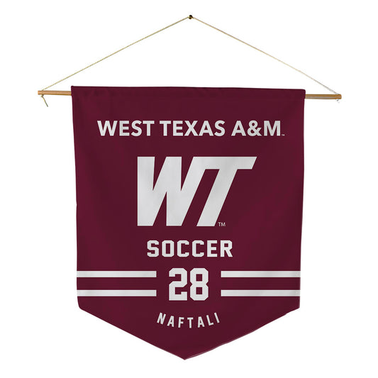WTAMU - NCAA Men's Soccer : Ron Naftali - Pennant - 18" x 21"-0